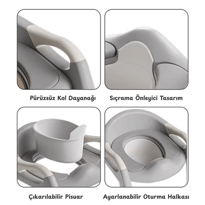3'ü 1 arada Kolay Yardımcı Lazımlık Eğitimi Taburesi